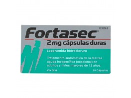Imagen del producto Fortasec 2 mg 20 cápsulas