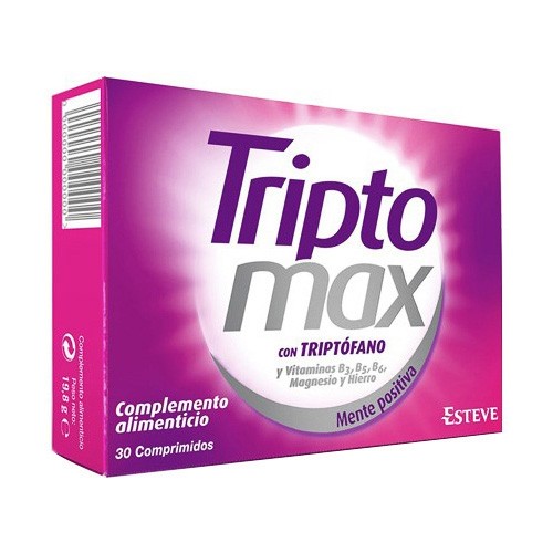 Imagen de Triptomax. Triptófano, Hierro, Magnesio y Vitamina B6, B3 y B5 30comp